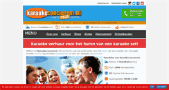 Desktop Screenshot of karaokeconcurrent.nl